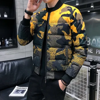 

2019 White 90% White duck down jacket Men's Winter Jacket Ultralight Down Jacket Casual Outerwear Snow Brand Coat Parkas S-5XL