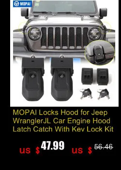 MOPAI автомобильные наклейки для Jeep Wrangler Up ABS автомобильный передний противотуманный светильник, декоративный чехол для Jeep Wrangler JL автомобильные аксессуары