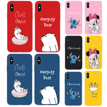 Color Quality Soft TPU Phone Case for Apple iPhone 7 7 Plus 8 8Plus X Xs 10 XS Max XR 5s 5 SE 6 6s Plus Phone Cover Coque