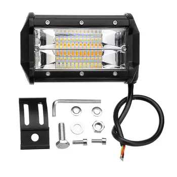 

120W 24 LED Work Light Bar Flood Beam Pods Driving Off-Road Tractor 4WD