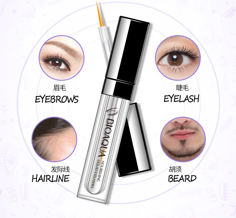 Original Eyelash Growth Treatments 7 Days Longer Thicker Enhancer Serum Growth Eyebrows Beard Hairline Eyes Care