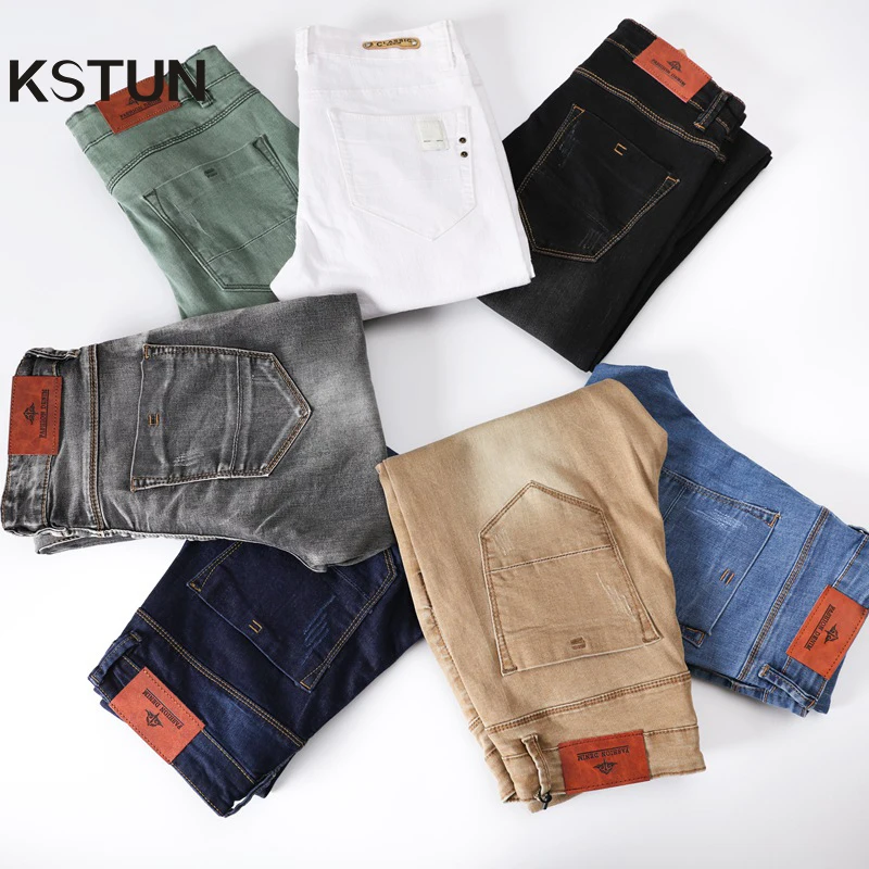 Mens Colored Jeans Stretch Skinny Jeans Men Fashion Casual Slim Fit Denim Trousers Male Green Black Khaki White Pants Male Brand Mens Colored Jeans Stretch Skinny Jeans Men Fashion Casual Slim Fit Denim Trousers Male Green Black Khaki White Pants Male Brand