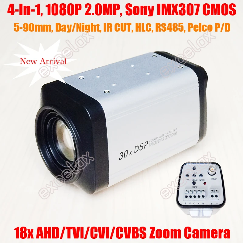 1080P 2MP IMX307 Беспроводной дистанционного Управление 4 в 1 видеорегистратор AHD TVI CVI