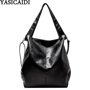 

YASICAIDI Casual Tote Female Handbag PU Leather Girls Shoulder Bag Large Capacity Crossbody Bags For Women 2020 Sac A Main Femme