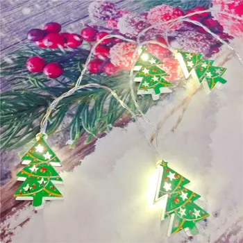 

Christmas Light Strings Battery Box Light Strings Painted Leaves Strawberry Snowman Cactus Holiday Decoration Lights Wholesale