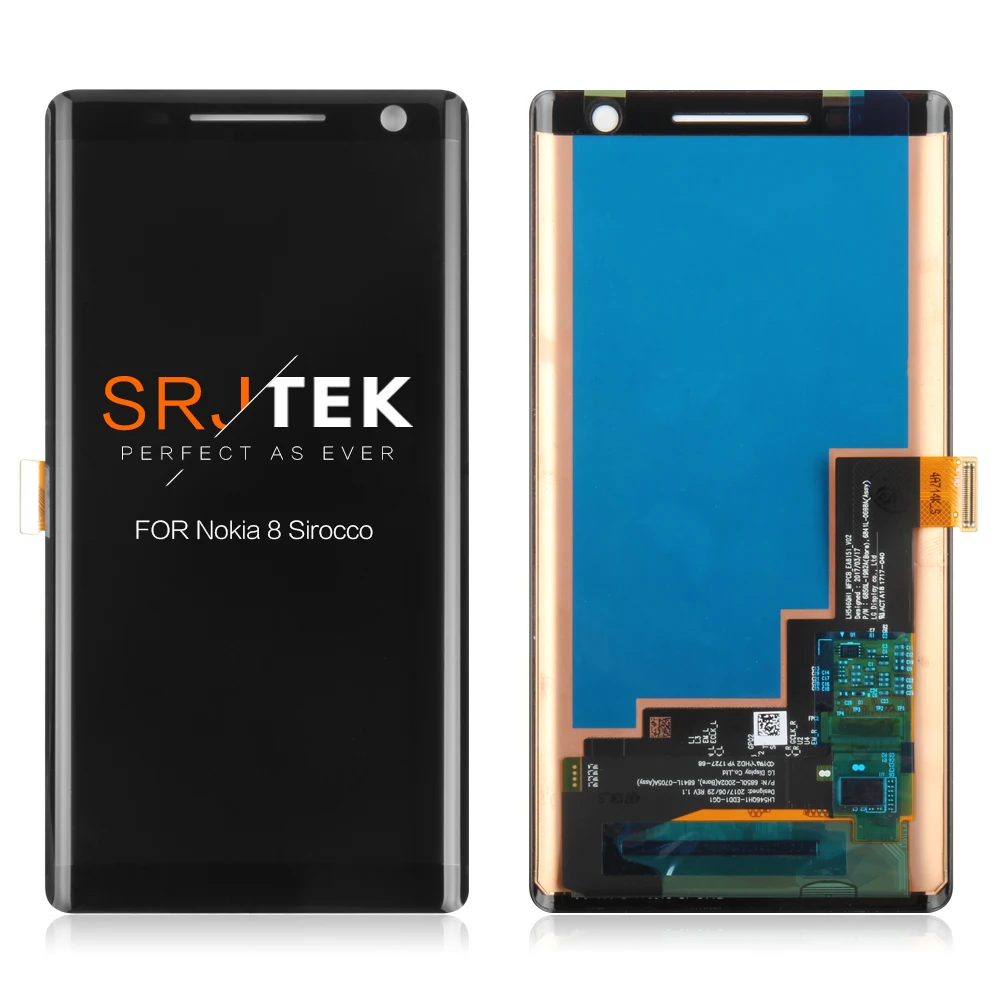 5,5 ''для Nokia 8 Sirocco ЖК-экран с кодирующий преобразователь сенсорного экрана в сборе для Nokia 8 Sirocco ЖК-экран