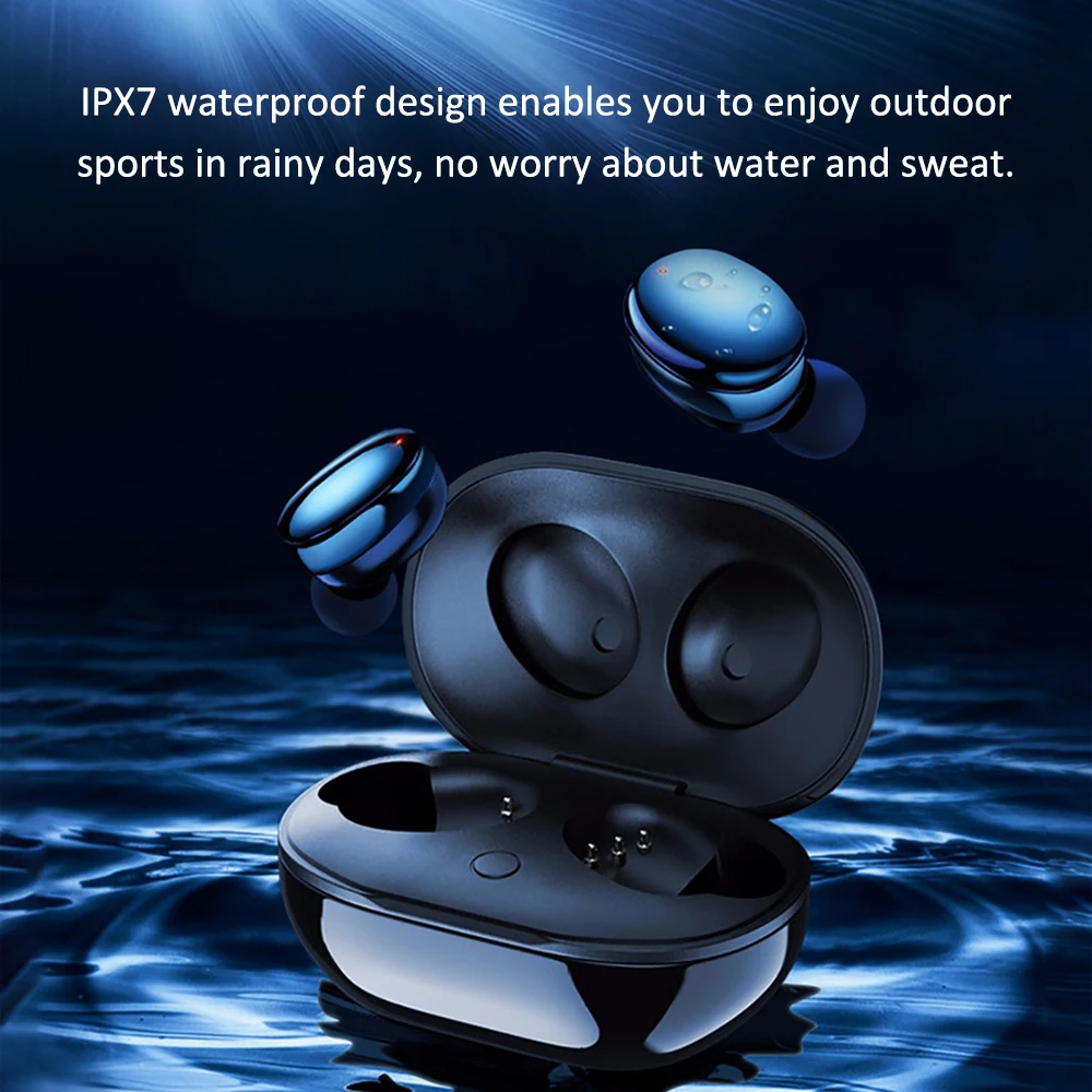 TWS 880 IPX7 водонепроницаемые Bluetooth наушники BT5.0 стерео беспроводные наушники шумоподавление HiFi гарнитура с зарядным устройством Mich