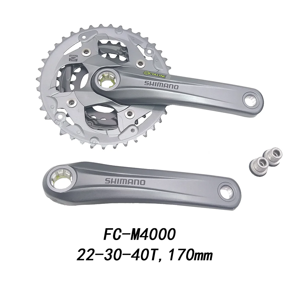 Shimano Alivio M4000 22 30 40T велосипедный кривошипный комплект 3x9 Скорость MTB велосипедная