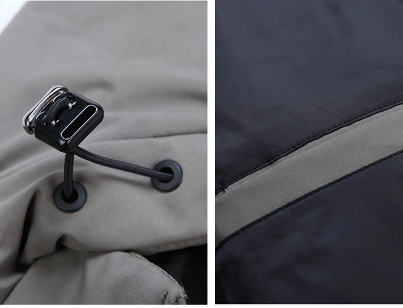 Men down jacket men's winter coat mid-long thick warm parkas hooded casual white duck down winter coats thicken outerwear