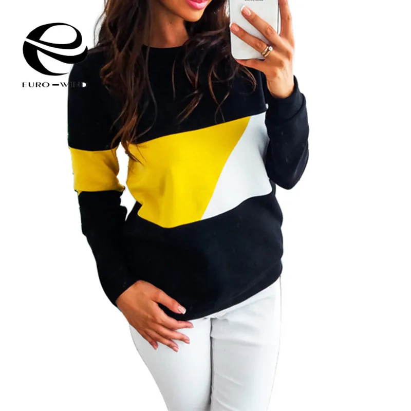 

Plus Size Oversize Hooded Sweatshirt Women Long Sleeve Autumn Spring Coat Patchwork Pocket Pullovers Hooded Hoodie Kpop Bangtan