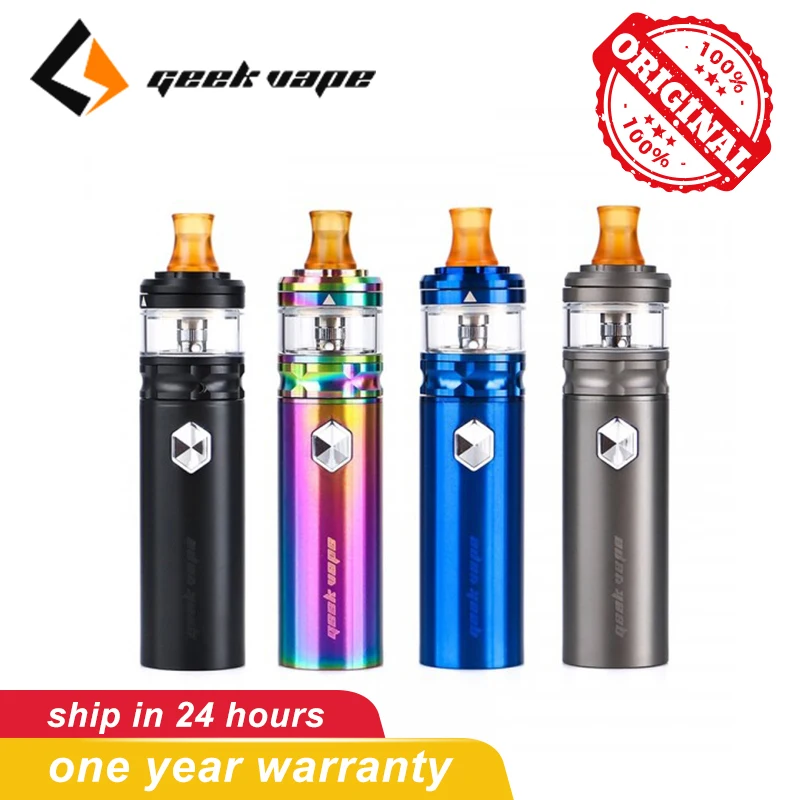 Geekvape Flint вейп pod Комплект с 1.6ohm и 1.2ohm NS катушкой встроенный аккумулятор 1000 мАч 2 мл
