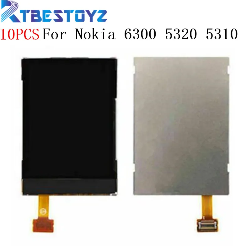 Сменный ЖК-экран 10 шт./лот черный для Nokia 6300 5320 5310 E51 3120C 6120c 6120 7610S 6500c 7500 8600 6301