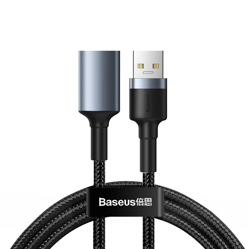 Baseus 5Gdps USB кабель для USB 3,0 Micro-B для samsung компьютерный телевизор 4 ТБ жесткий диск высокая скорость 2A телефон данных usb кабель для зарядки - Цвет: USB to USB Female