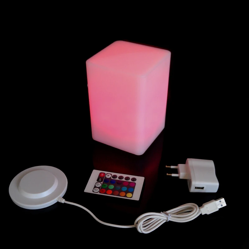 Водонепроницаемый светодиодный куб светильник светодиодный квадратный светильник куб наружный декоративный светодиодный светильник-излучающая кубическая, квадратная формы красочный светильник s