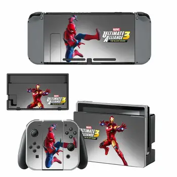 

Marvel Ultimate Alliance 3 Skin Sticker Decal For Nintendo Switch Console and Controller For NS Protector Cover Skin Sticker