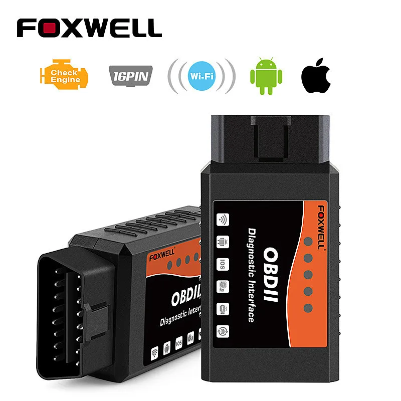 ELM327 1.5V OBD2 Scanner WIFI PIC18F25K80 Car Diagnostic Tool for Android/IOS/iPhone/Windows ELM 327 OBDII Autoscanner | Автомобили и