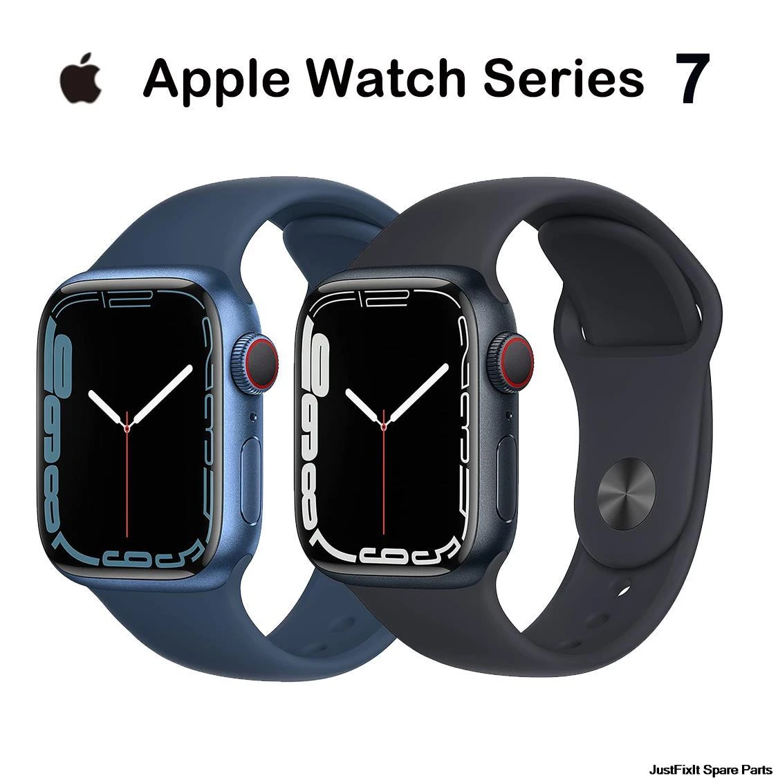 Original New Apple Watch Series 7 GPS Seluler 41MM/45MM Case Aluminium  Sport Band Smart Watch|Jam Tangan pintar| - AliExpress
