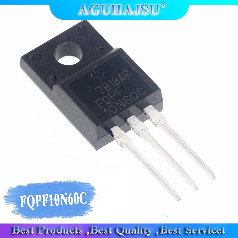 10 шт. FQPF10N60C TO 220F 10N60C 10N60 TO220 FQPF10N60 Новый MOS FET транзистор|mosfet to-220|mosfet 600vmosfet n-channel |