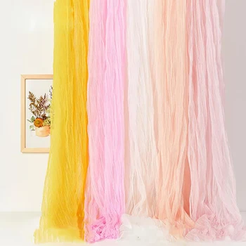 

3m Floral Photography Beautiful Wrinkled Yarn Background Cloth Ornaments Photo Props Flower Bouquet Wrapping Mesh