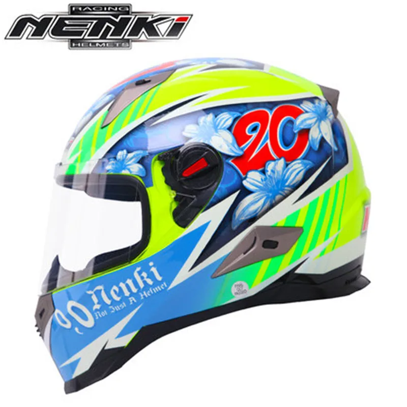 Мотоциклетный шлем NENKI шлем Touring мотоциклетный шлем Racing Street Moto Casco для мужчин и женщин для чоппера и скутера Cruiser полный шлем сертификации ECE - Цвет: 14
