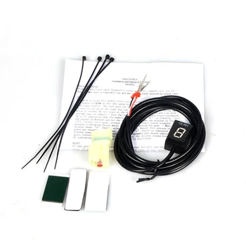 

Motorcycle Gear Indicator Red LED Waterproof Wire Backside Outlet Motor Bike TD326