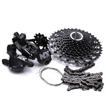 

11 Speed Bicycle Groupset MTB Bike Kit Shifter Lever & Rear Derailleur & Cassette & SUMC Chain