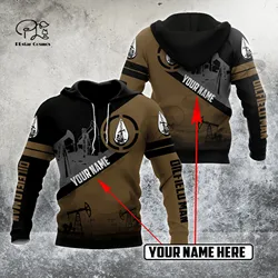 PLstar Cosmos 3DPrinted Newest Oilfield Man Custom Name Unique Hrajuku Streetwear Unisex Casual Hoodies/Zip/Sweatshirt Style6