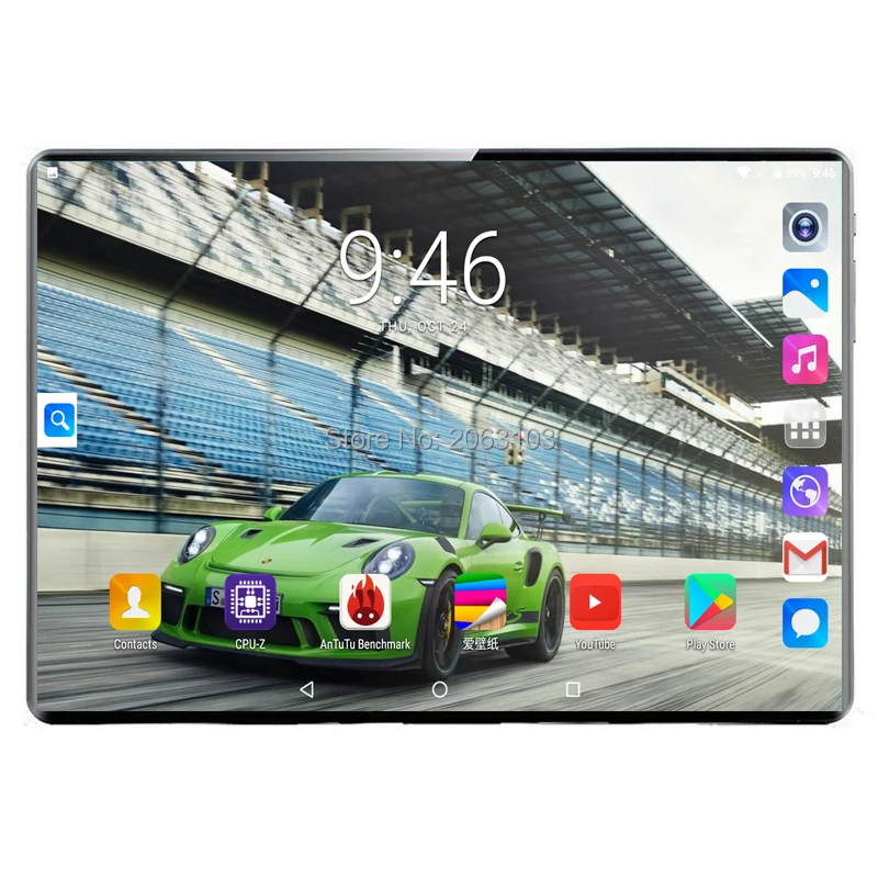  8G+128G Multi-touch Glass Screen Deca Core 10 Inch Tablet 8GB RAM 128GB ROM Dual Cameras Android 9.