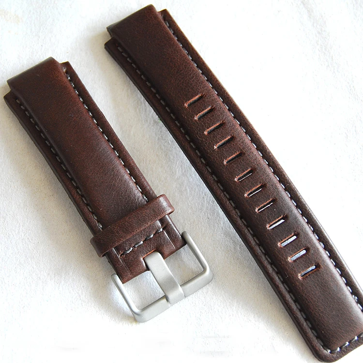 Pulseira de relógio de couro genuíno. substituição