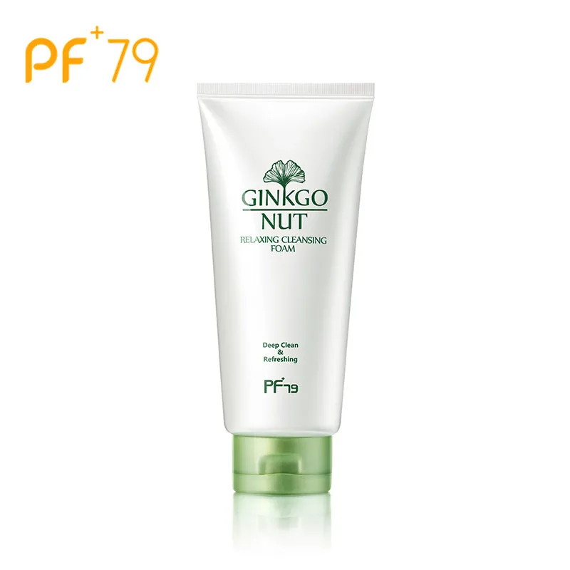 

PF79 Skin Care Ginkgo Biloba Facial Foam Face Cleansing Moisturizing Whitening Anti-Spots Marks Deep Clean Cosmetics