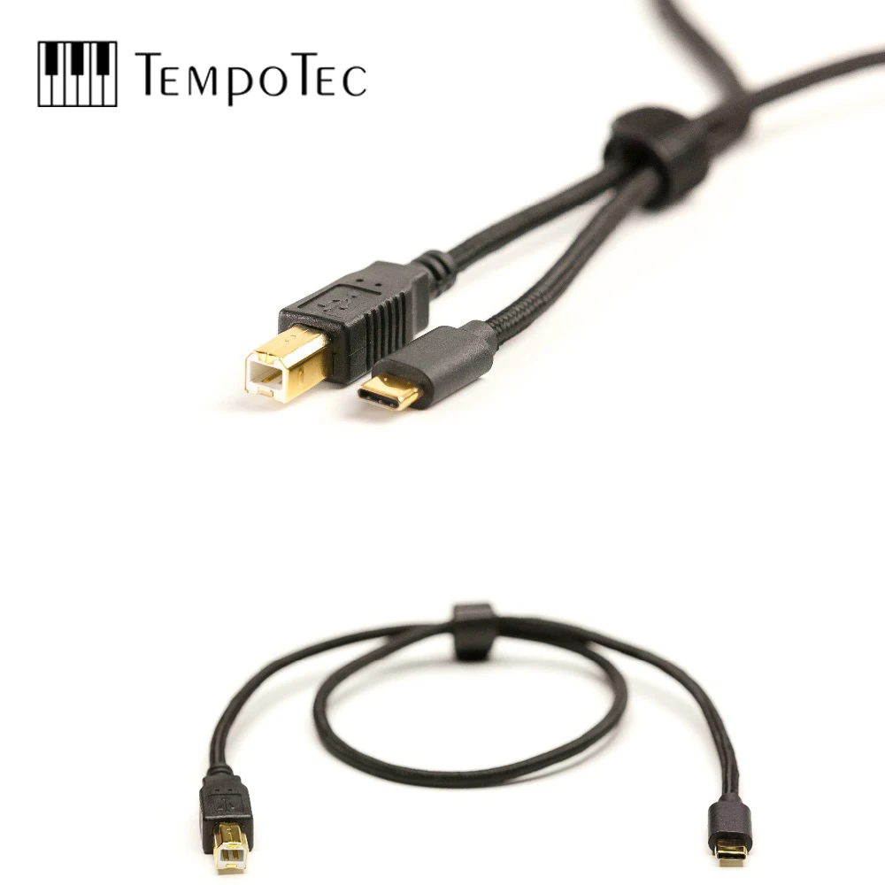 OTG кабель аудио аксессуары для усилителей TEMPOTEC TYPEC к USB B TYPE для телефона типа C и MP3-плеера к DAC