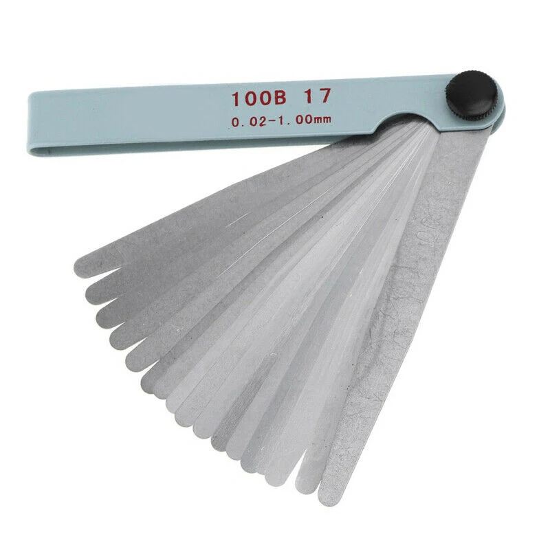 10 см мотоцикл свеча зажигания зазор измерительный инструмент клапан щупа 17 лезвий ручной разборки инструменты