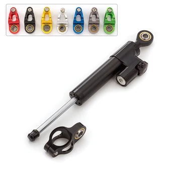 

FXCNC Motorcycle Steering Damper Stabilizer Damper Kit Reversed Safety Control For SUZUKI KAWASAKI YAMAHA HONDA DUCATI APRILIA