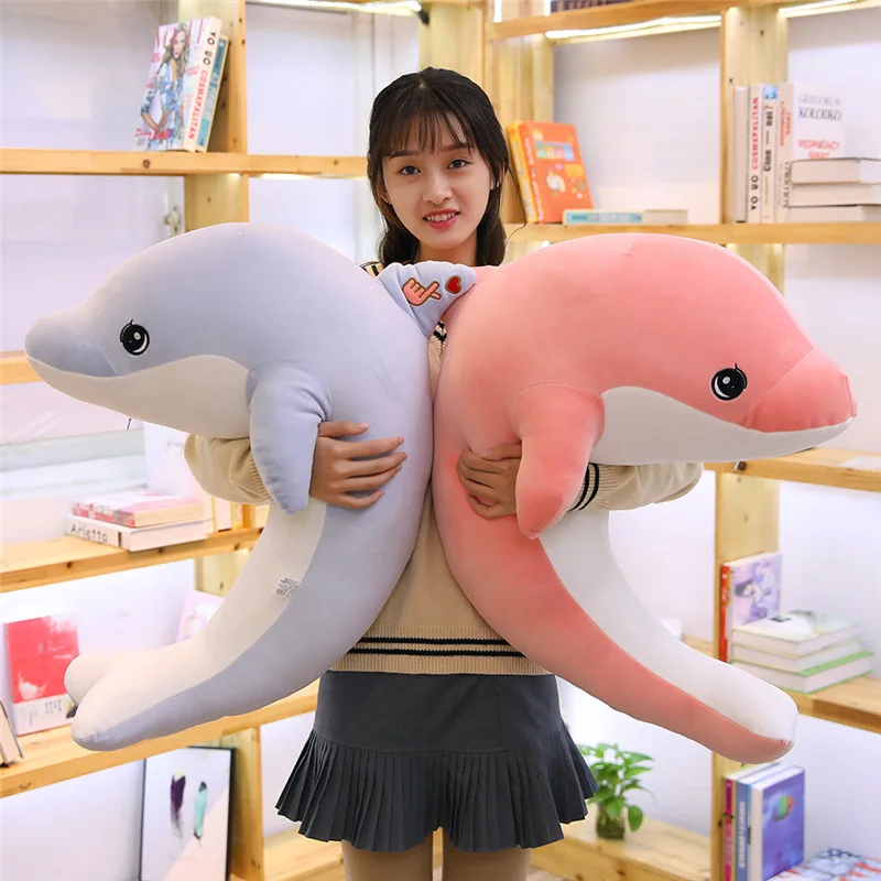 

Dolphin Plush Toys Doll Pajama Pillow GIRL'S Cute zhang tiao zhen Lazy Large Size Bed Doll