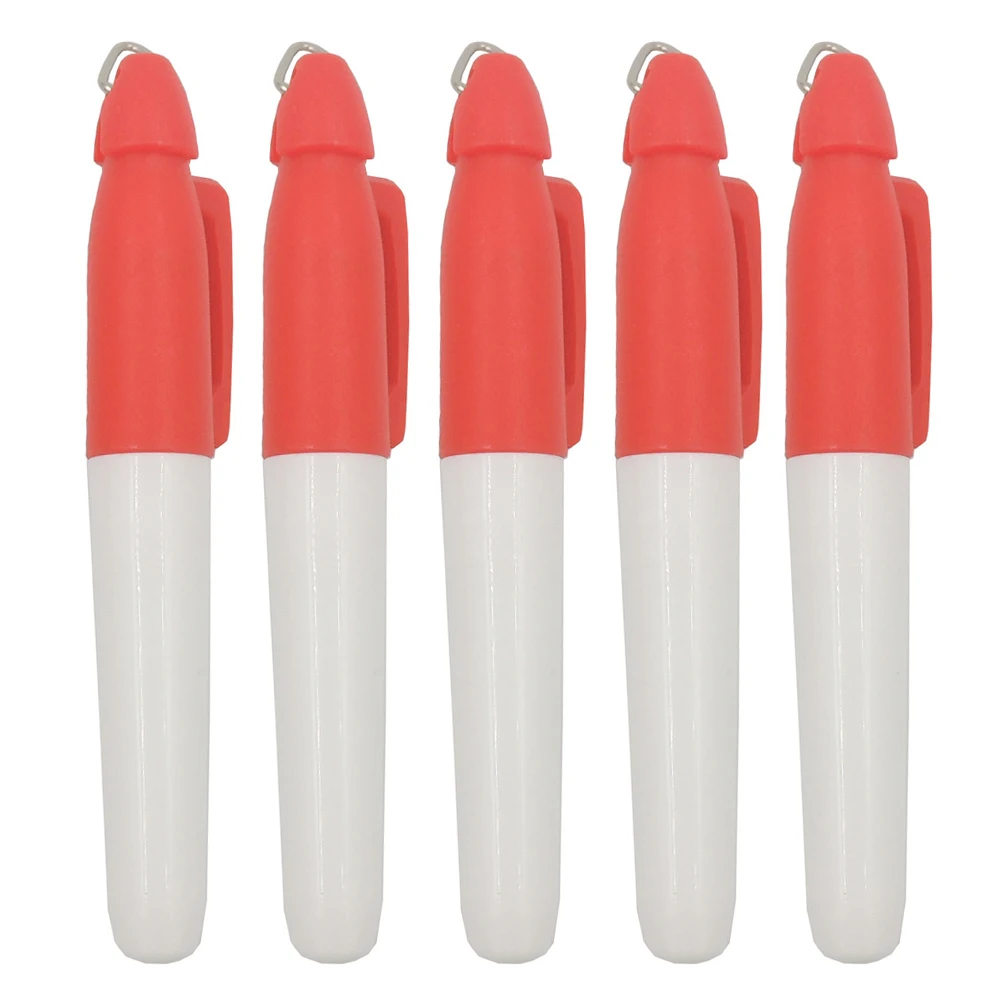 

5Pcs Accessories Putting Golf Ball Liner Practice Alignment Sports Drawing Tool Durable Plain Practical Training Aids Marker Pen