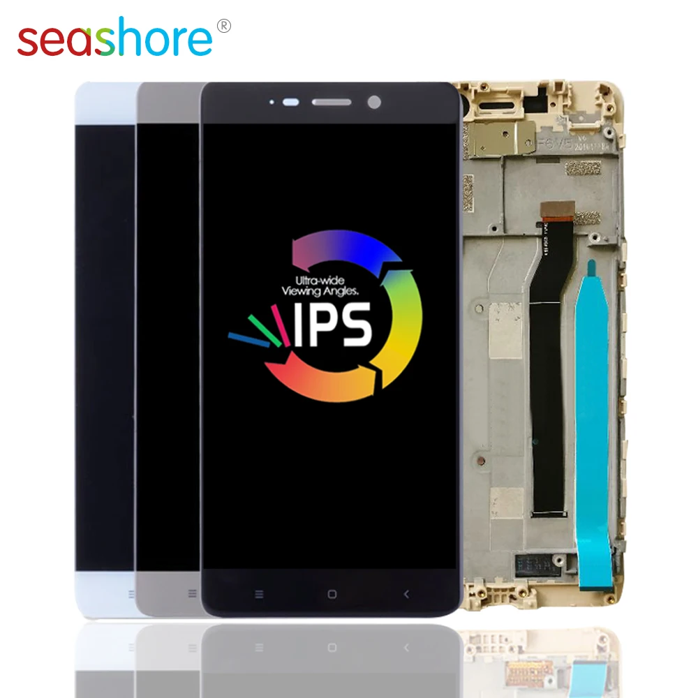 Beste ORIGINELE Voor XIAOMI Redmi4 Standaard LCD Touch Screen Digitizer Vergadering Voor Xiaomi Redmi 4 Display withFrame Vervanging 2GB RAM