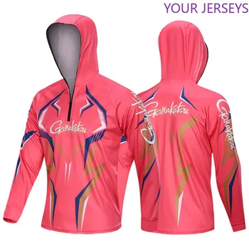 

Gamakatsu Fishing Clothing Long Sleeve Outdoor Breathable 5XL Shirts Anti UV Quick-Drying Cycling Hunting Hiking Clothes Pesca