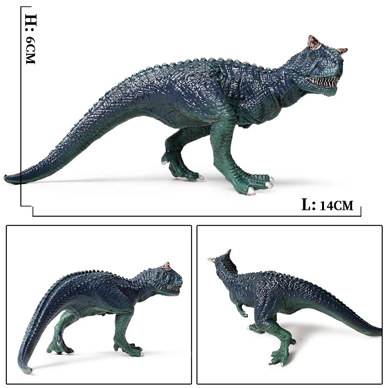 Oenux Юрский Плотоядный карнотаурус фигурки диких динозавров животных модель ПВХ Высококачественная коллекция детская игрушка