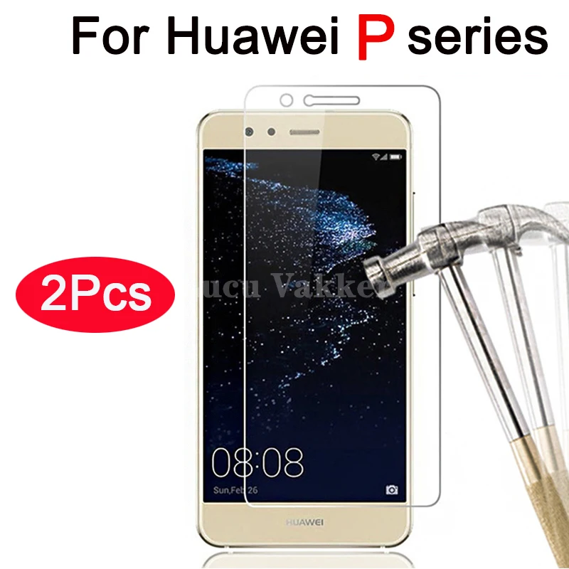 2 шт. защитный стеклянный чехол для Huawei p10 lite plus закаленное стекло p10lite p 10 Huavei Hauwei