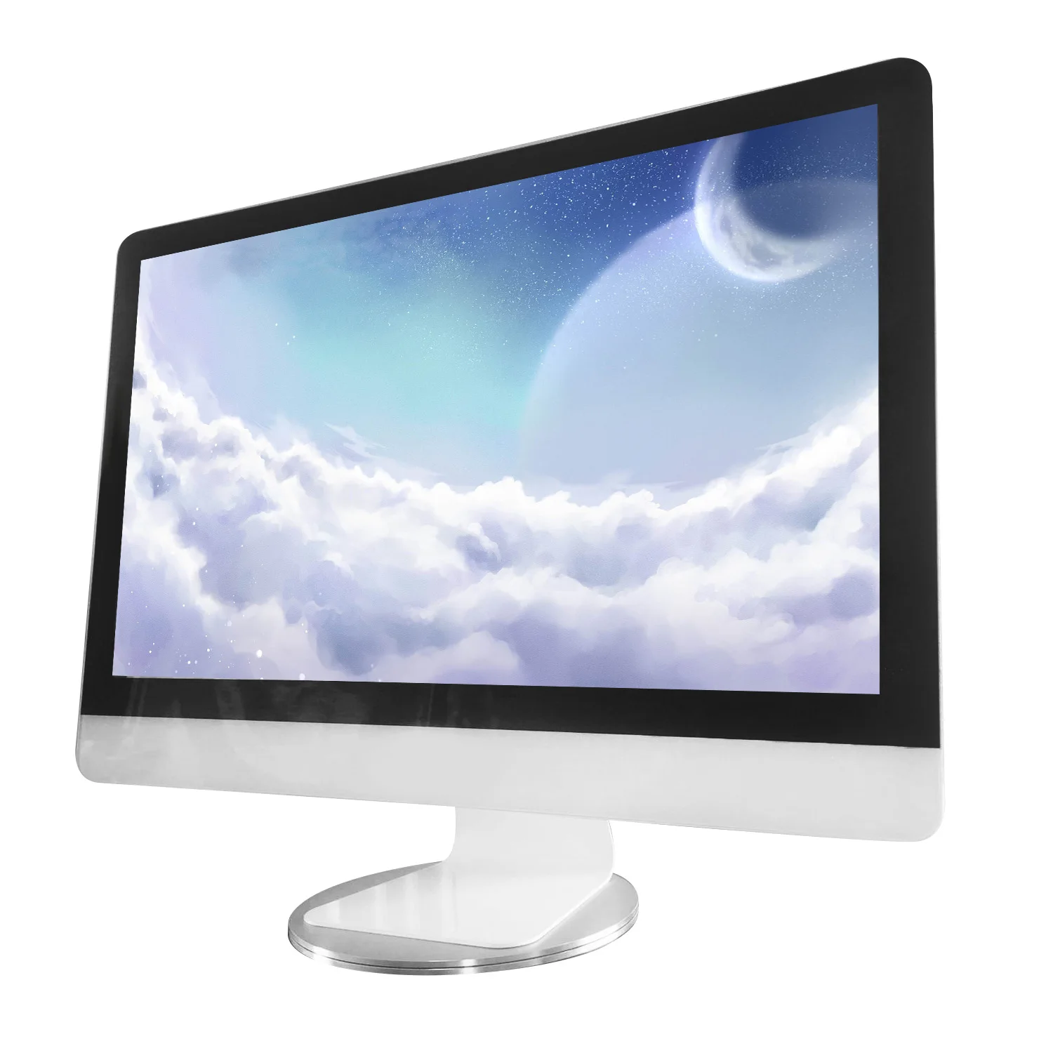 Besegad компьютерный монитор Стенд вращение на 360 градусов нескользящий Алюминиевый Монитор Базовая док-станция для Apple iMac Mac телевизионный проектор