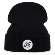 Naruto Beanie Embroidery Uchiha Uzumaki Payne men women Knit Cap Knitted Hat Skullies Warm Winter Unisex Ski Hip Hop Hat