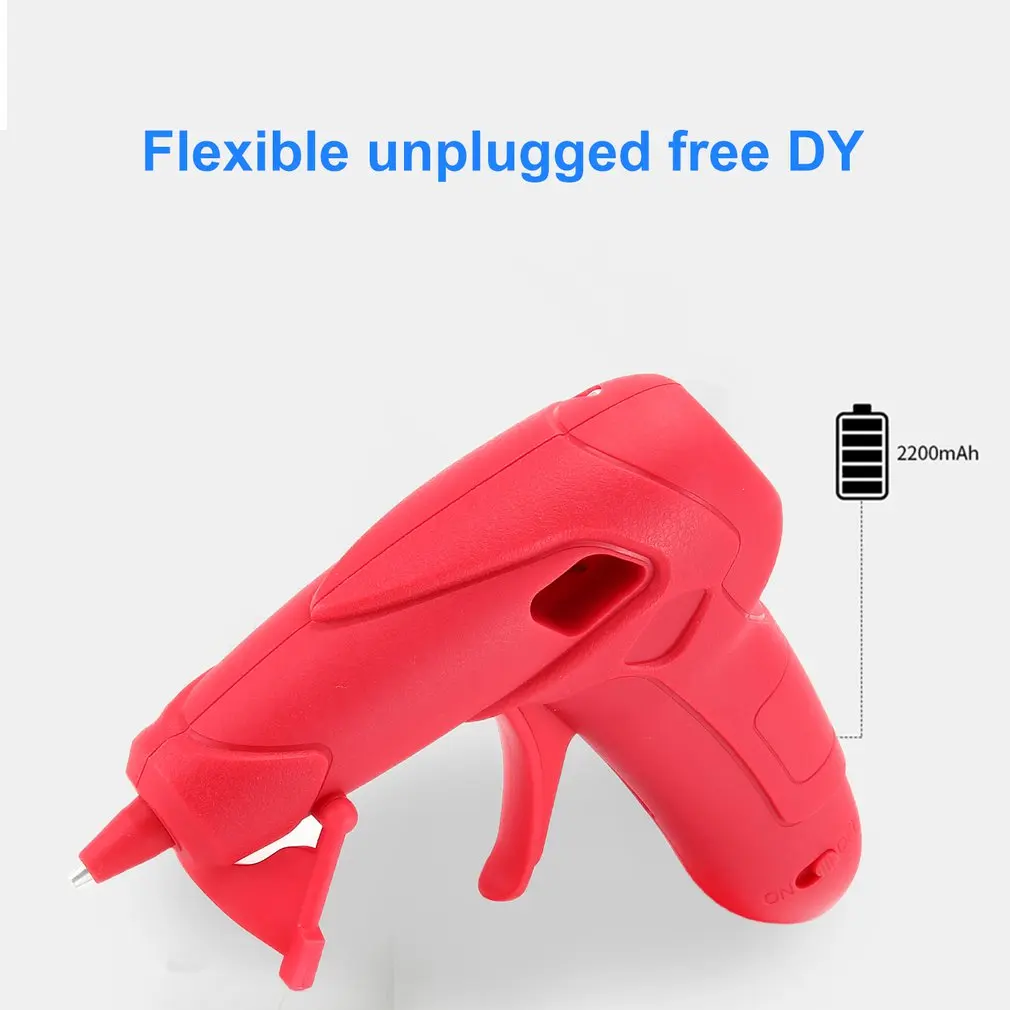 RJ807 usb зарядка 5 В/1 а термоклеевой пистолет с клеевым стержнем для DIY ручной работы ремонтные Инструменты Электрические термоклеевые пистолеты