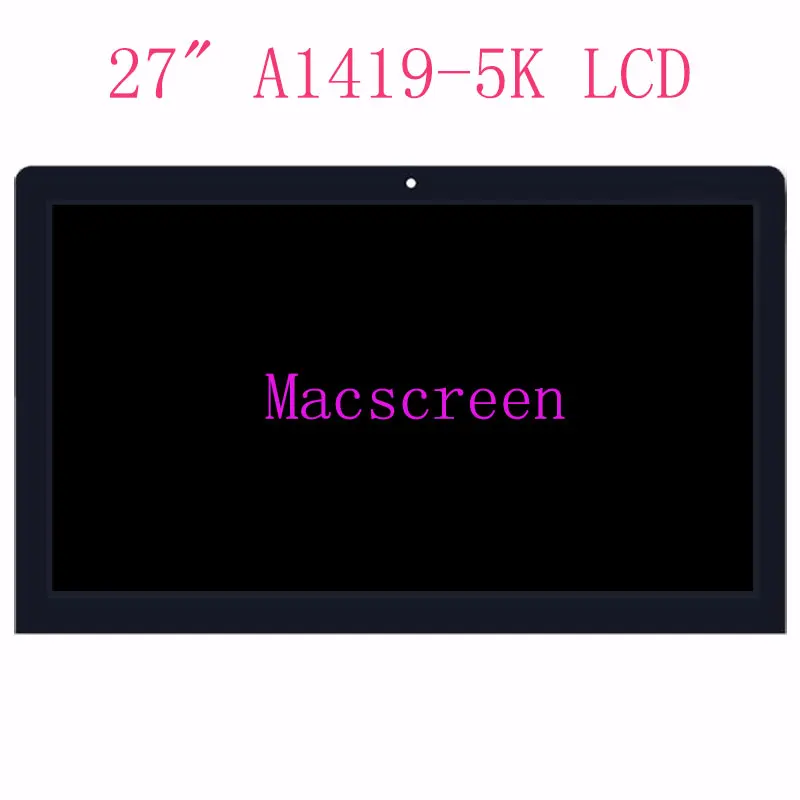 

27" LM270QQ1 SD C1 A1419 5K retina LCD screen with Glass assembly For iMac MID 2017 MNE92 MNEA2 MNED2 EMC 3070 AIO PC Grade A-