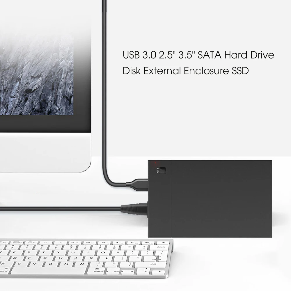 Чехол KEBIDU для жесткого диска SSD USB 3 0 2 5 дюйма SATA Поддержка дисков UASP 8 ТБ внешний