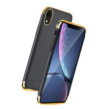 Чехол для аккумулятора для IPhone X XR XS XSmax 5500/6000 мАч Внешний аккумулятор зарядное устройство чехол Резервный банк питания Портативный зарядный чехол