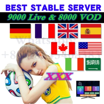 

IPTV code 1 year Albanian France Romania Poland Canada USA Roman Italy Android TV box smart TV Mag M3U subscription IPTV