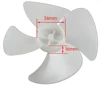 Universal Microwave Oven Parts Fan Blade Cooling Fan Leaf Microwave Motor Cooling Fan Leaf ► Photo 2/4