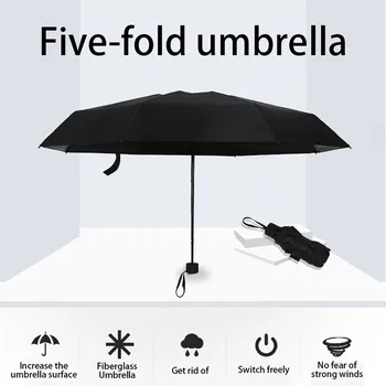 

8 Ribs Mini Umbrella Foldable Pocket Rain Umbrellas Women Windproof Anti UV Umbrellas Travel Folding Sun Small Umbrella @D23