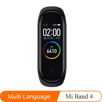 

Original Xiaomi Mi Band 4 Smart Bracelet Bluetooth 5.0 Heart Rate Fitness Xiaomi band 4 Miband4 NFC 0.95" AMOLED Touch Screen