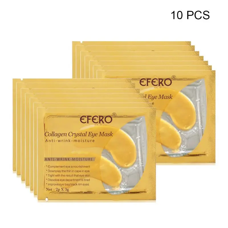 

10pairs Collagen Eye Mask Skin Repair Remove Dark Circles Moisturizing Patches T4MB